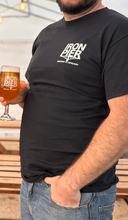 Load image into Gallery viewer, Black Iron Pier T Shirt  with Small town Back - Unisex
